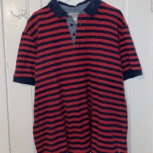 ll bean red and blue polo 👕